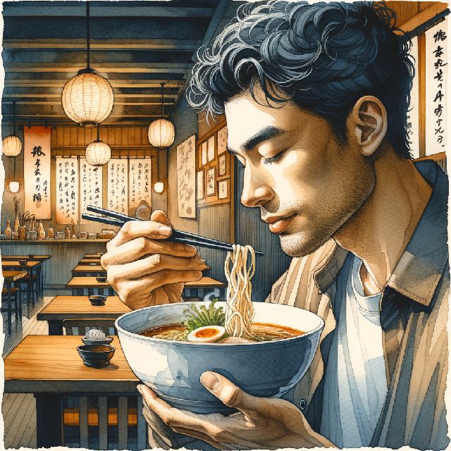 Image Creator 水彩スタイルで生成。