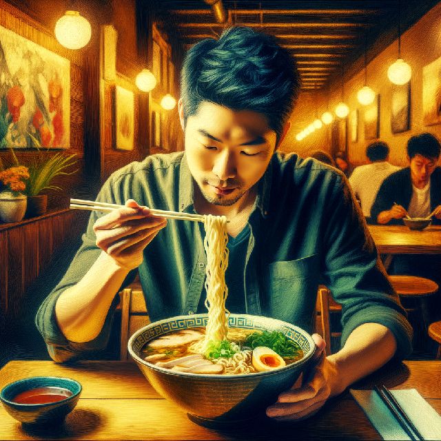 Image Creator 油絵スタイルで生成。